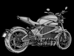 harley-davidson livewire 3D Модель