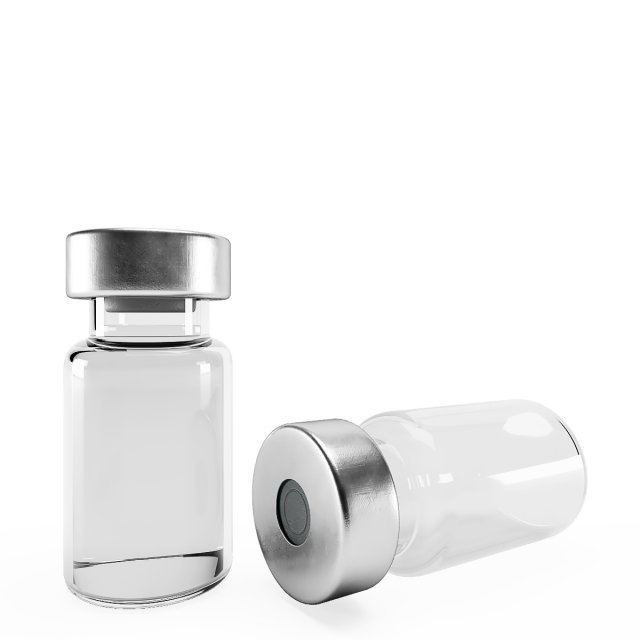 vaccine bottle 3D Model .c4d .max .obj .3ds .fbx .stl .blend 