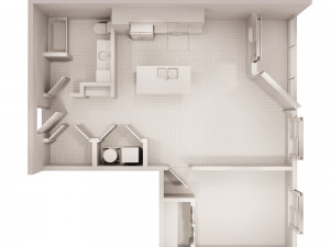 3d floor plan 3Dモデル