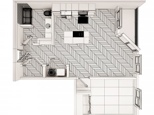 3d floor plan 3Dモデル
