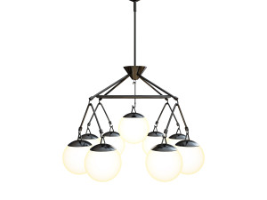 hooked globe chandelier 3D-Modell