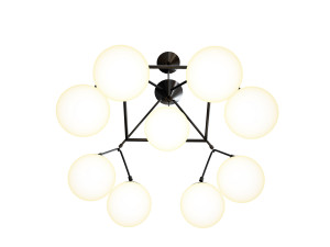 hooked globe chandelier Model 3D