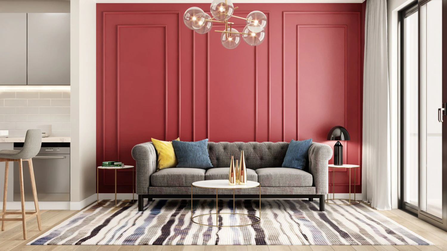 living room interior 3D Model .c4d .max .obj .3ds .fbx .stl .blend