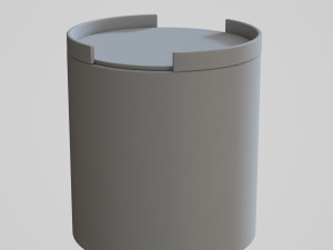 bumper ottoman tray 3D मॉडल