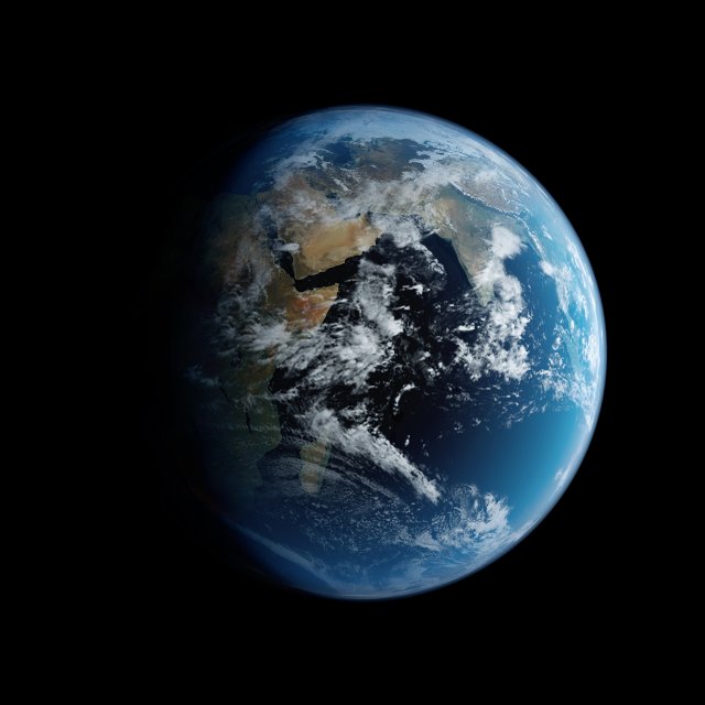 earth planet 3D Model .c4d .max .obj .3ds .fbx .lwo .lw .lws
