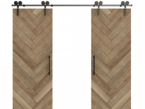 sliding door Modèle 3D