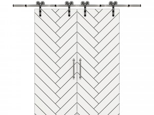 sliding door Modèle 3D