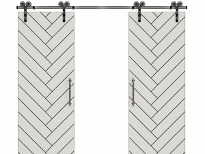 sliding door Modèle 3D