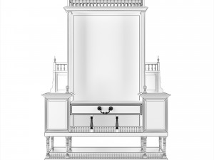 console table Modèle 3D