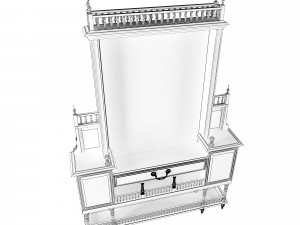 console table Modèle 3D