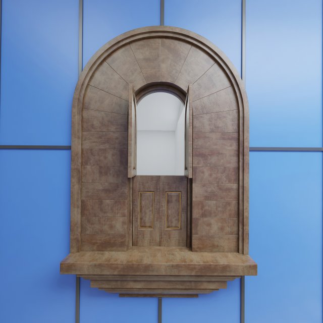 window balcony 3D 模型 .c4d .max .obj .3ds .fbx .stl .blend 