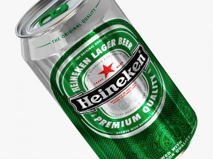 heineken beer can 3D-Modell