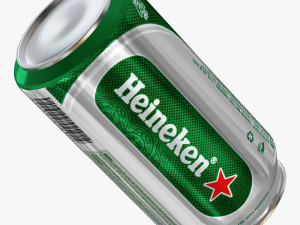 heineken beer can 3D मॉडल