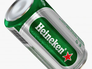 heineken beer can 3D Model