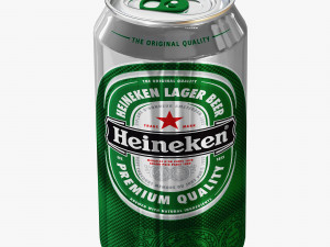 heineken beer can 3D मॉडल