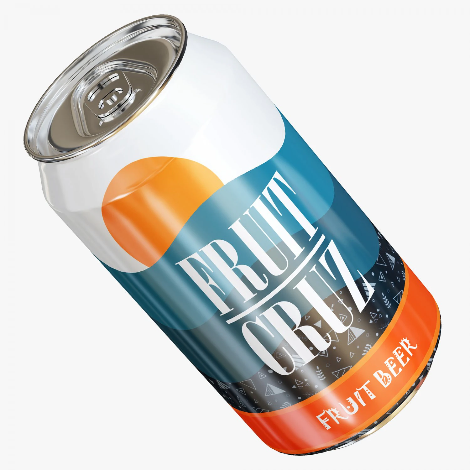beer can 3D Model .c4d .max .obj .3ds .fbx .stl .blend 