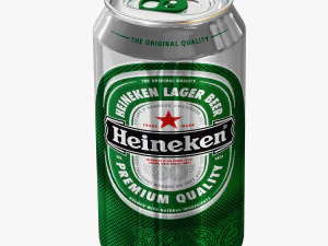 beer cold drink can collection 3D Model