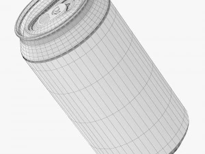beer cold drink can collection 3D Model
