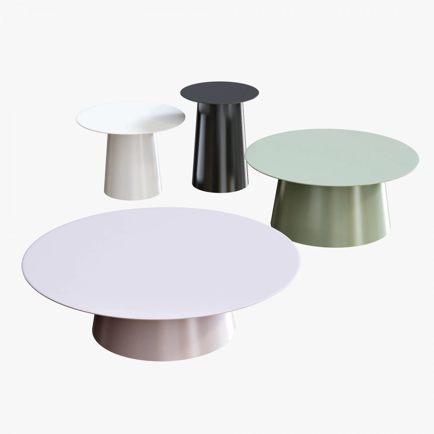 circula tall side table 3D Model .c4d .max .obj .3ds .fbx .stl .blend 