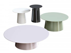 circula tall side table 3D Model