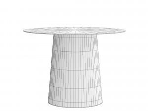 circula tall side table 3D Model