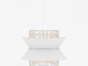 Wicker Hanging Lamp 3D 모델