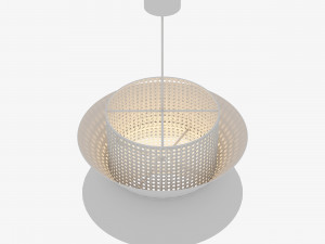 Wicker Hanging Lamp 3D 모델