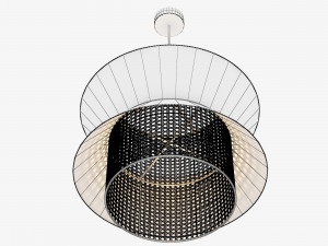 Wicker Hanging Lamp 3D 모델