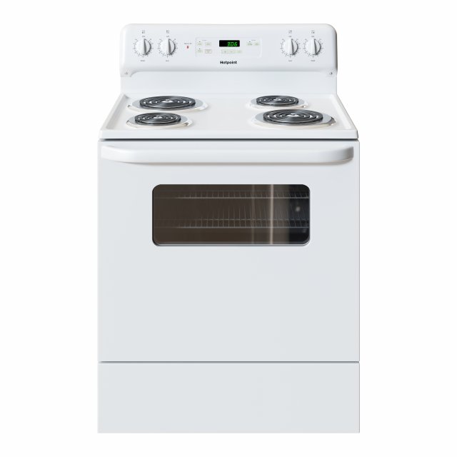 HOTPOINT STANDARD CLEAN ELECTRIC RANGE Model 3D .c4d .max .obj .3ds .fbx .stl .blend 