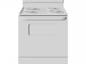 HOTPOINT STANDARD CLEAN ELECTRIC RANGE 3D Model