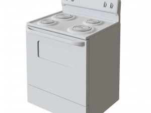 HOTPOINT STANDARD CLEAN ELECTRIC RANGE 3D Model
