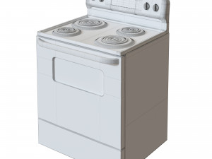 HOTPOINT STANDARD CLEAN ELECTRIC RANGE Model 3D