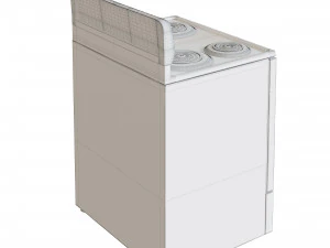HOTPOINT STANDARD CLEAN ELECTRIC RANGE 3D Model