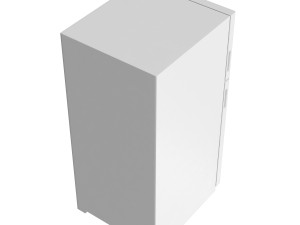 Hotpoint Handle Top Freezer Refrigerator V-ray And Corona Model 3D