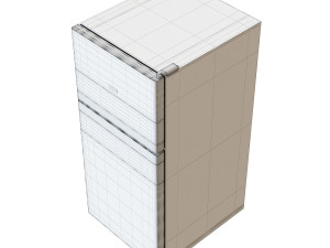 Hotpoint Handle Top Freezer Refrigerator V-ray And Corona Model 3D
