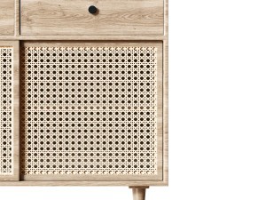 Rattan sideboard 3D 모델