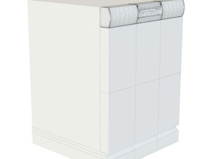 Hotpoint dishwasher Modelo 3D