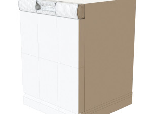 Hotpoint dishwasher Modelo 3D
