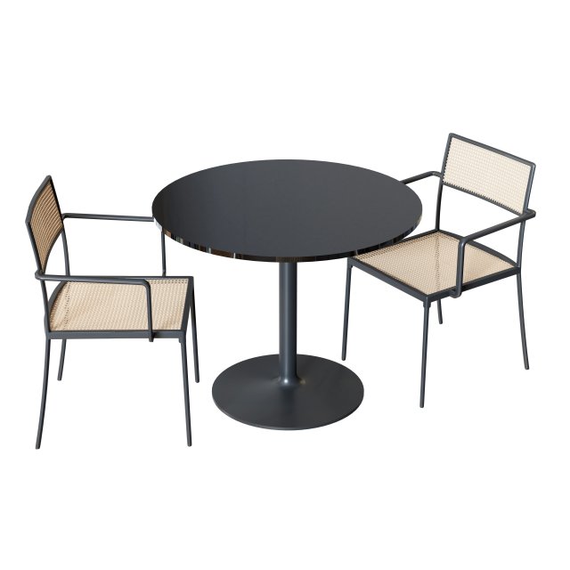 Patio setting 3D 模型 .c4d .max .obj .3ds .fbx .stl .blend 