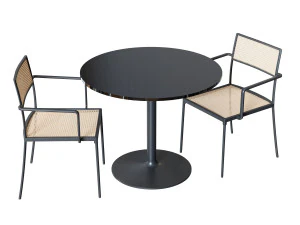 Impostazione del patio Modello 3D