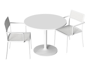 Patio setting 3D 模型