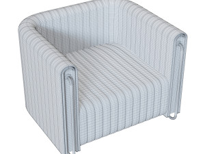 Modern fabric arm chair 3D मॉडल