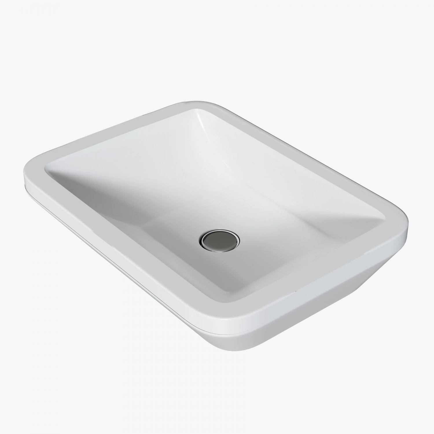 Washbasin 3D Model .c4d .max .obj .3ds .fbx .stl .blend