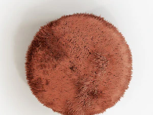 Furry pouf 3D Model