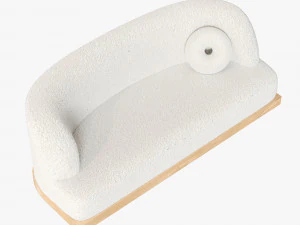 CHUNYU Minimalista Vintage sofa 3D Model