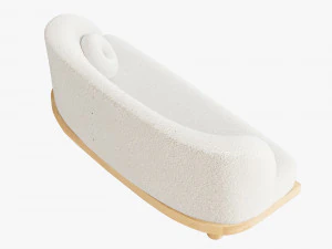 CHUNYU Minimalista Vintage sofa 3D Model
