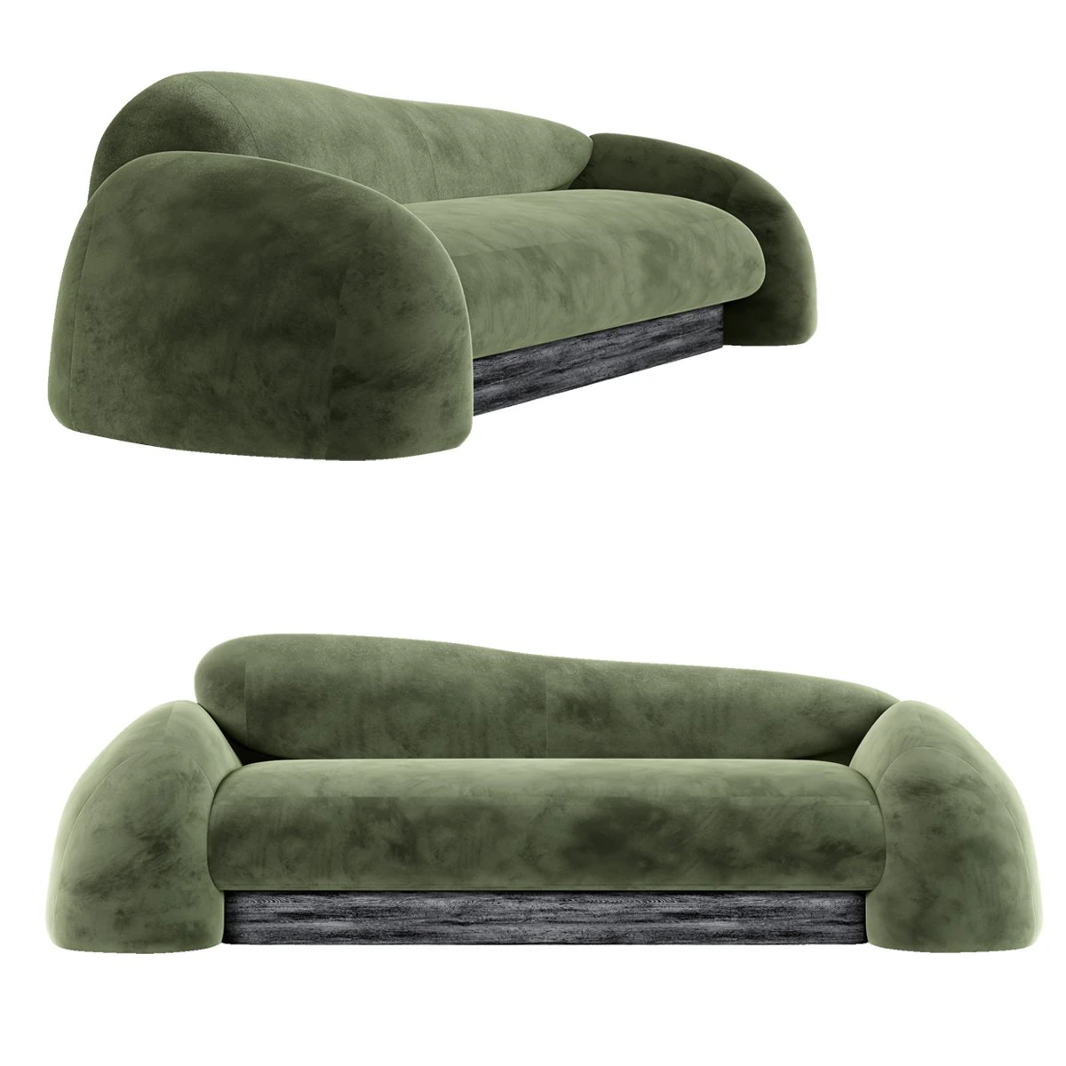 FAINA PLYN SOFA SMALL 3D Model .c4d .max .obj .3ds .fbx .stl .blend