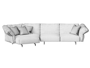 B and B Italia DAMBO SOFA 3D 모델