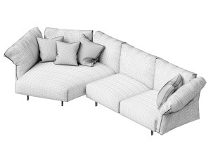 B and B Italia DAMBO SOFA 3D 모델