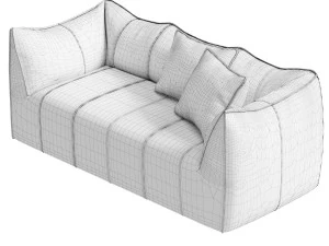 B and B Italia Le Bambole SOFA 3D Model